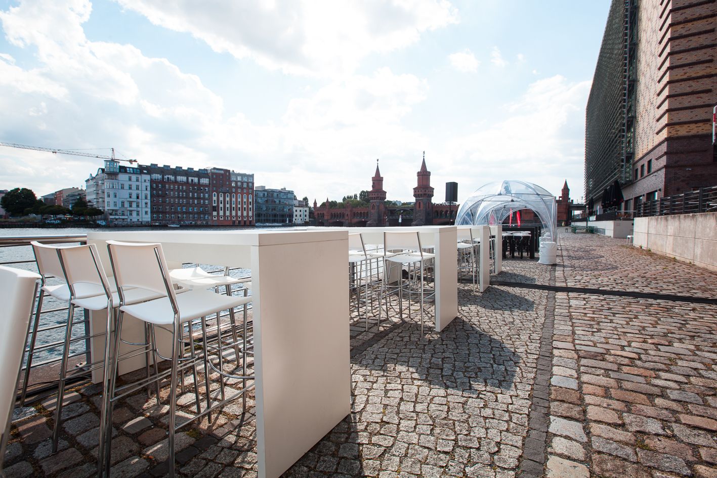 Capitol Yard Golf Lounge im Spreespeicher: Veranstaltungsräume, Bestuhlung und Ambiente